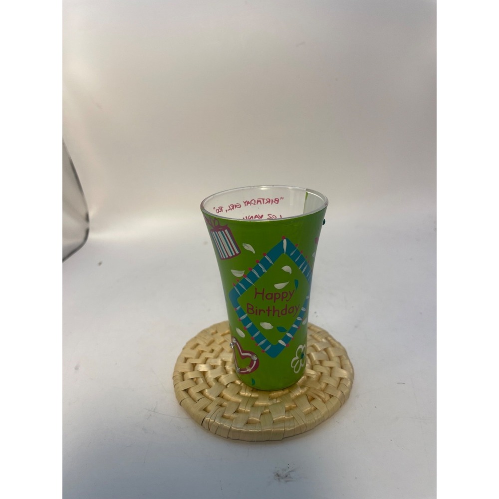 Lolita birthday girl, too shot glass heart drinkware decor